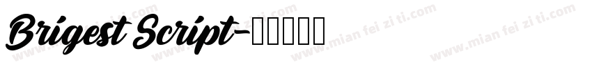 Brigest Script字体转换